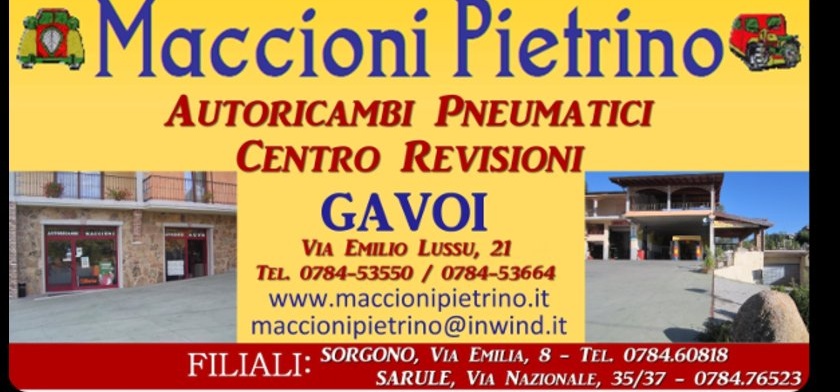 Gavoi, Autoricambi MACCIONI Pietrino