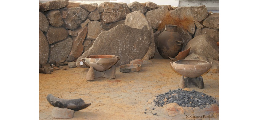 Teti, reperti archeologici (Foto Archivio Aspen - M.C. Folchetti)
